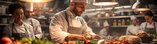 Inštruktor pri varení